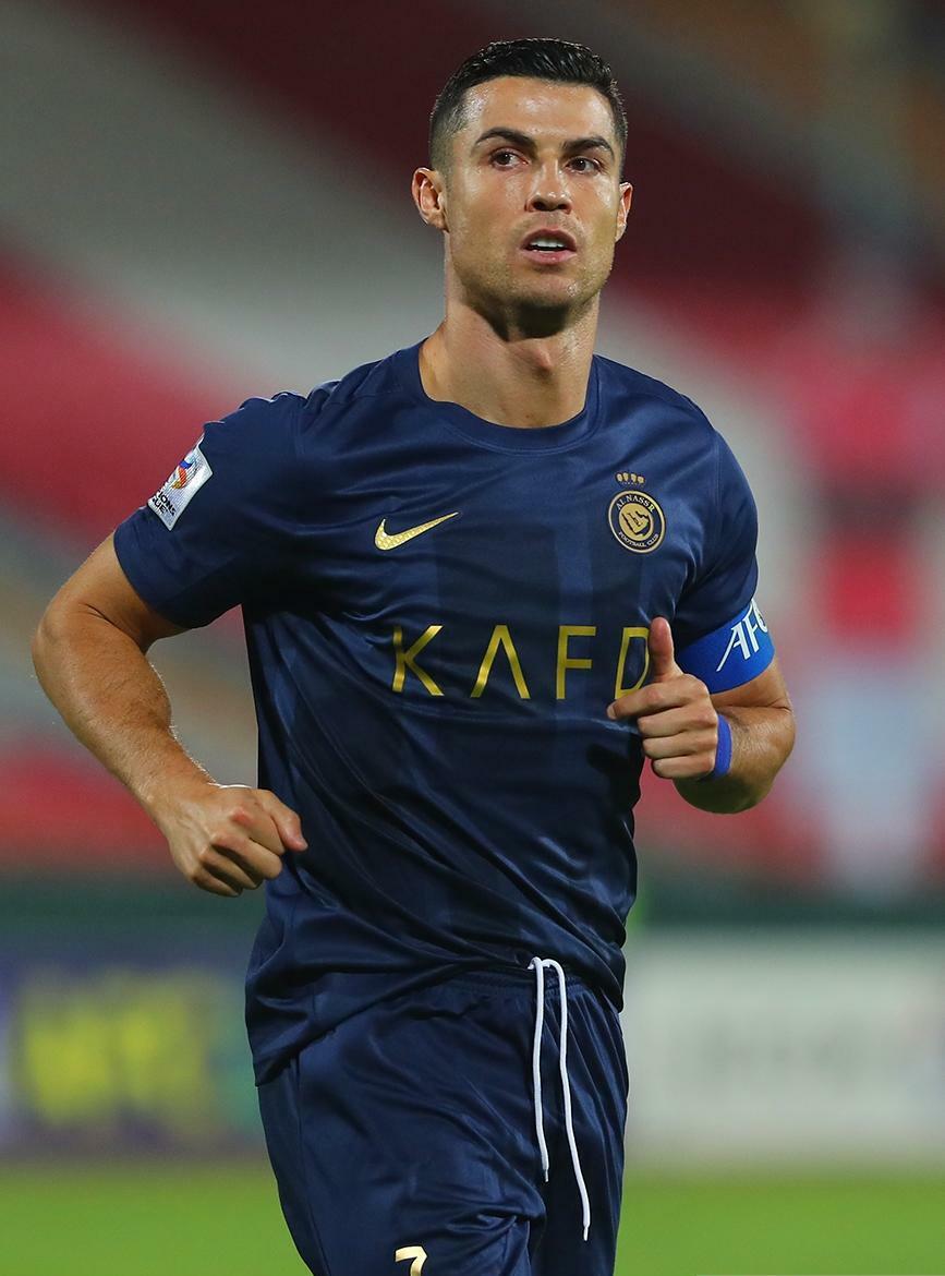 Cristiano Ronaldo en action