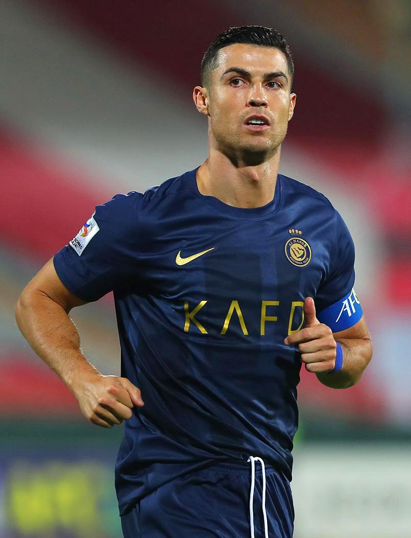 Cristiano Ronaldo sur le terrain